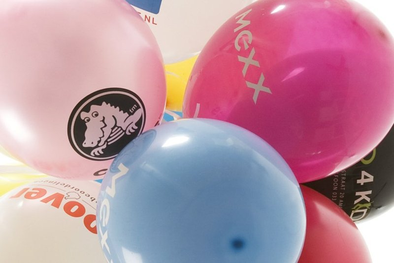Bedrukte ballonnen bestellen | zelf samenstellen | De Ballonnenwinkel